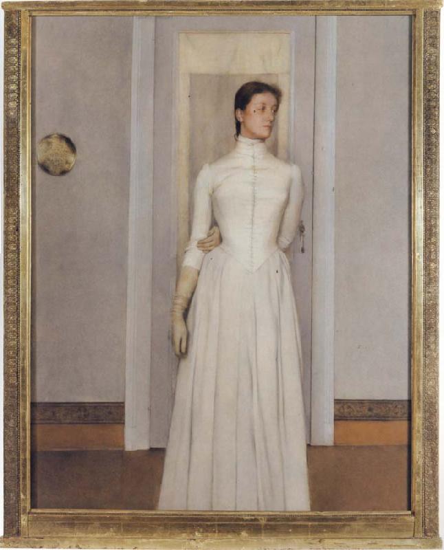 Portrait of Marguerite Khnopff, Fernand Khnopff